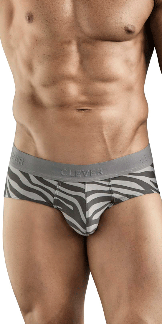 Clever 1801 Cebra Briefs Gray