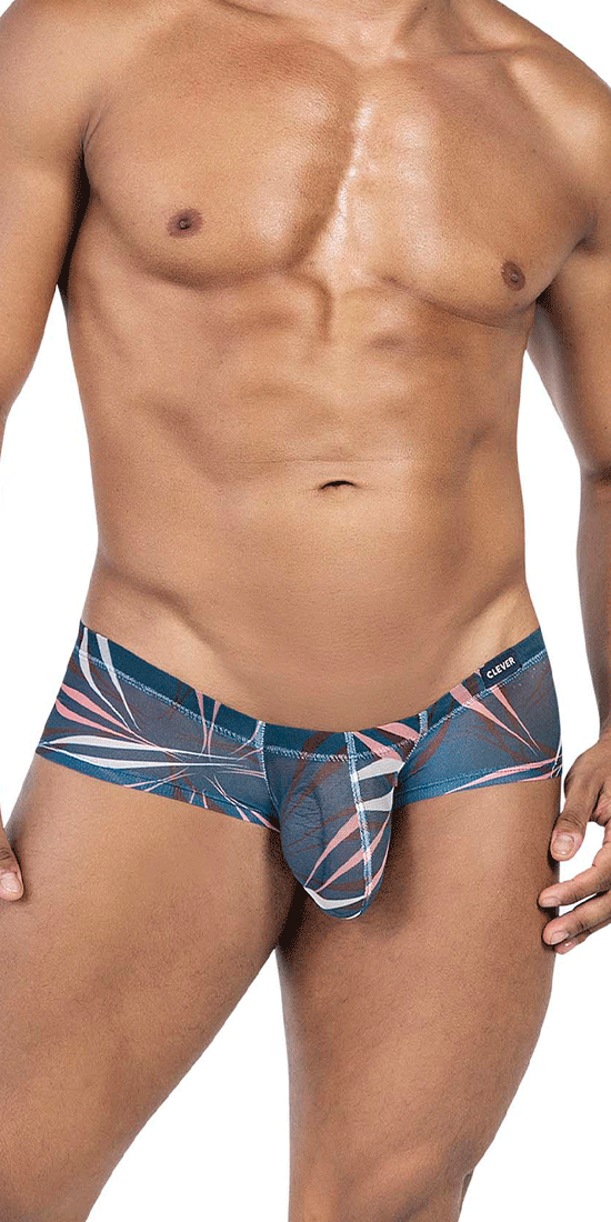 Clever 229948 3-Pack Australian Latin Trunks Gray-green-blue