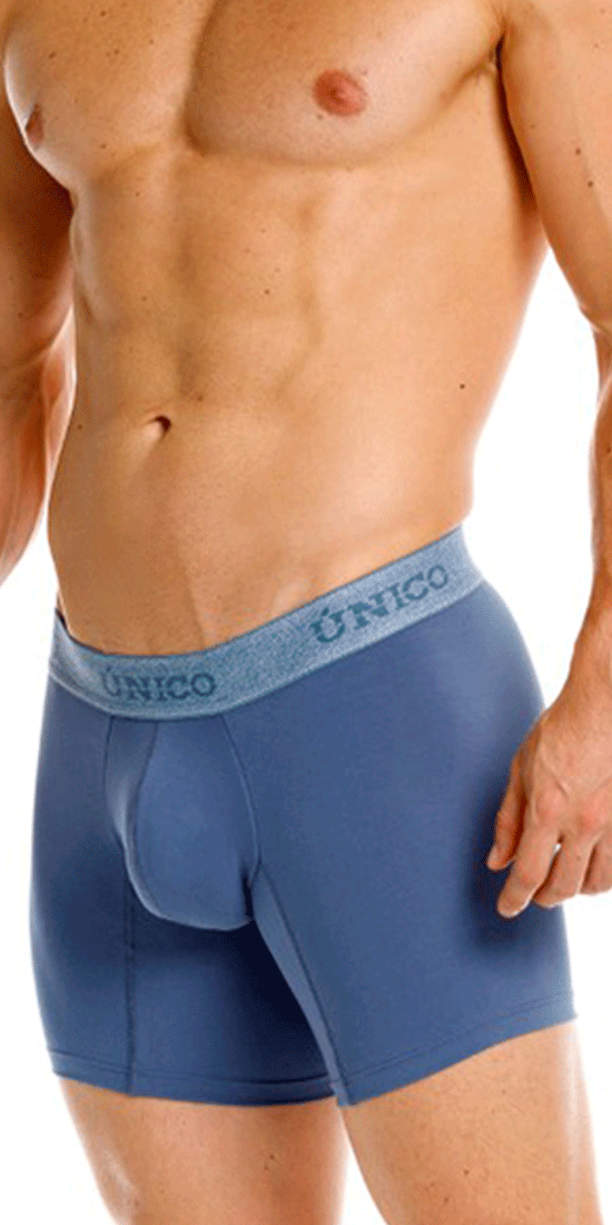 Unico 26040100217 Classic Boxer Briefs In Teal