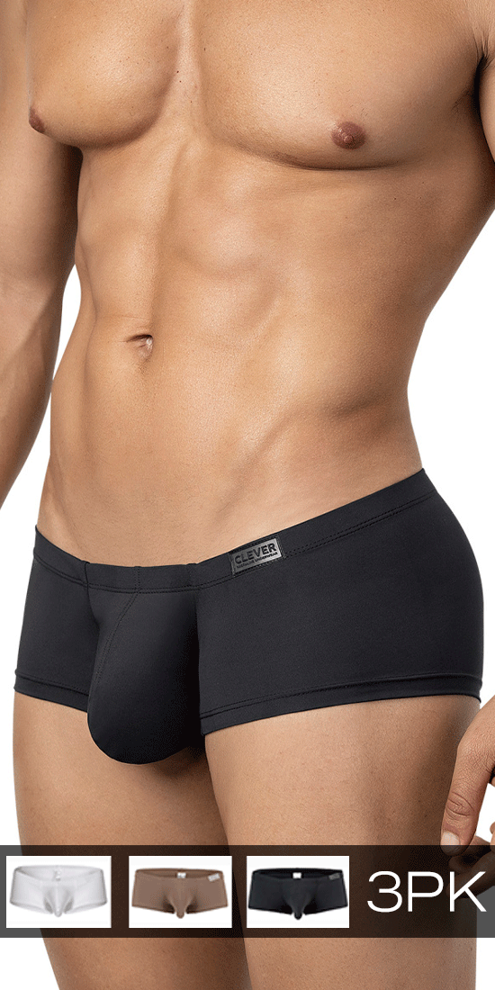 Clever 26068 3pk Australian Latin Trunks Multi-colored