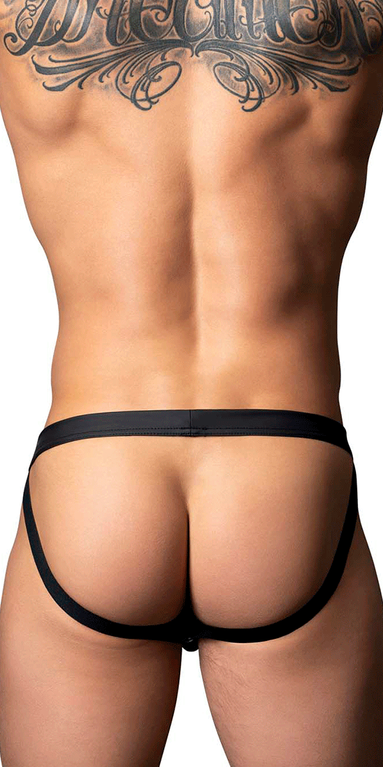 Male Power 346-298 Oh Snap Snap Off Jock Black