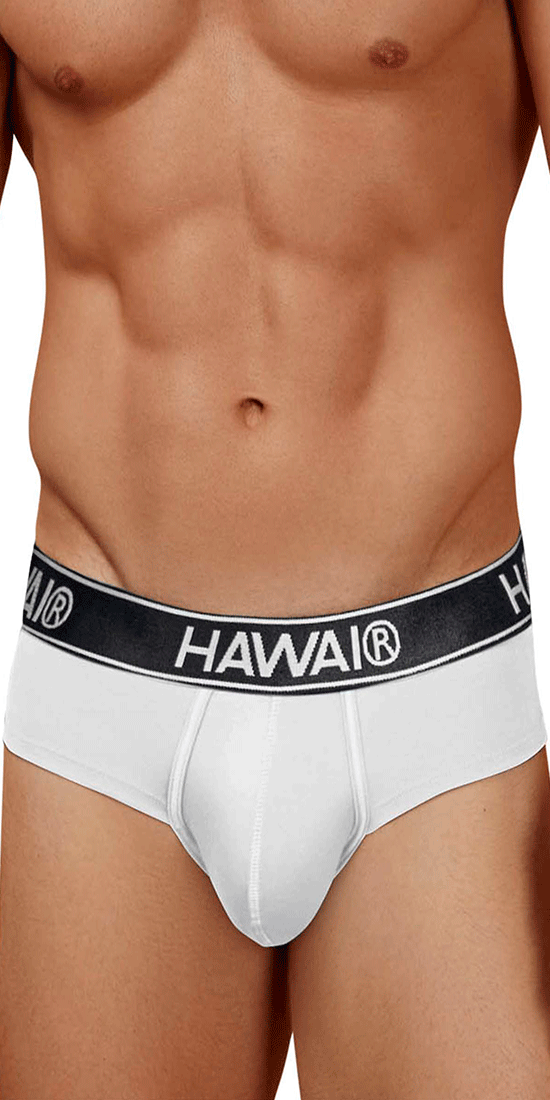 Hawair 41962 Cotton Blend Briefs White-01