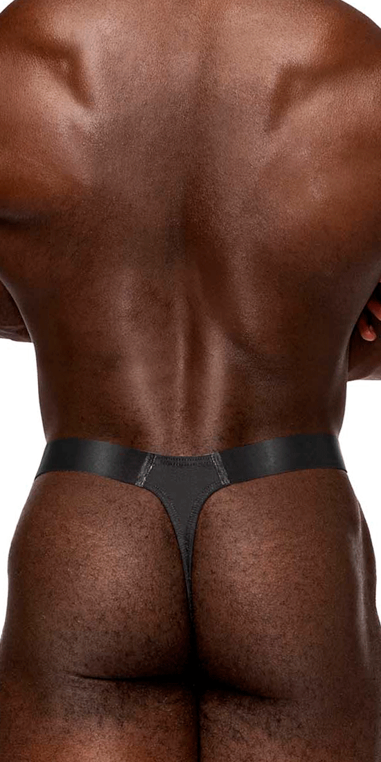 Male Power 462-281 Easy Breezy Thong Sleeve Black