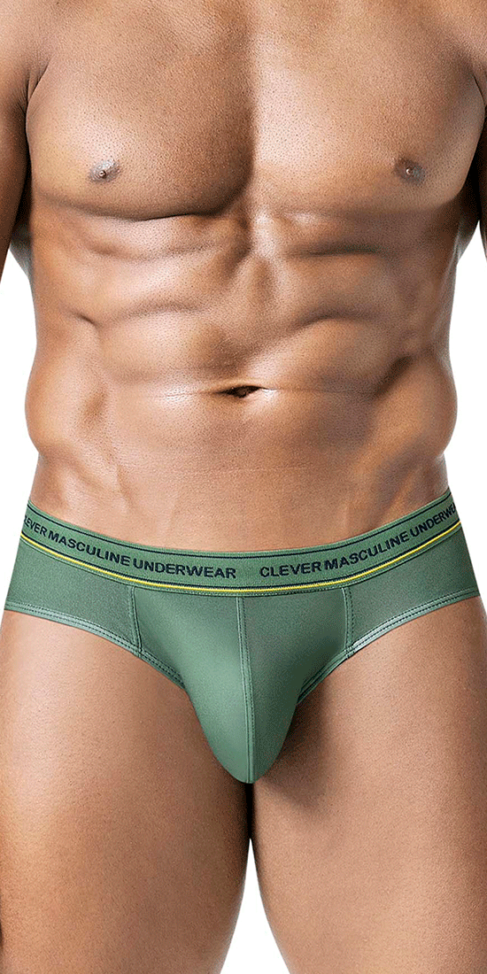 Clever 519969 3pk Australian Latin Briefs Blue-petrol-green