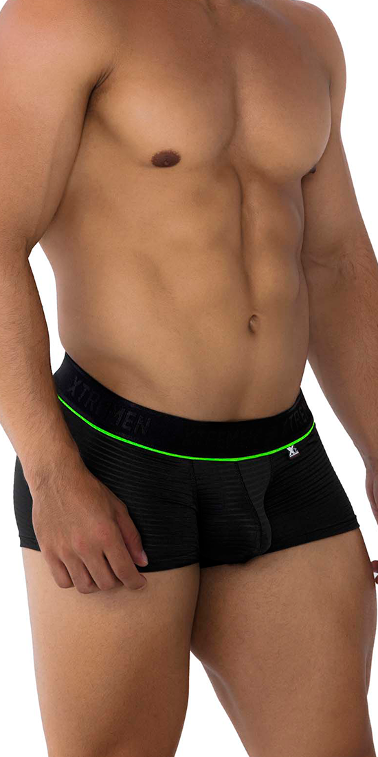 Xtremen 91196 Jacquard Trunks Black