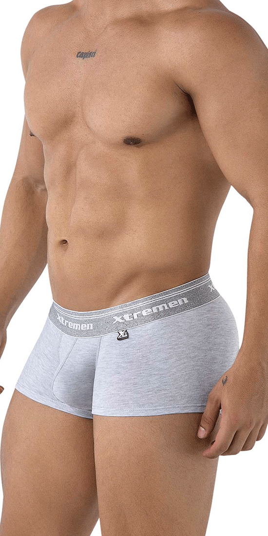 Xtremen 91205b Cotton Blend Trunks Jasper Gray