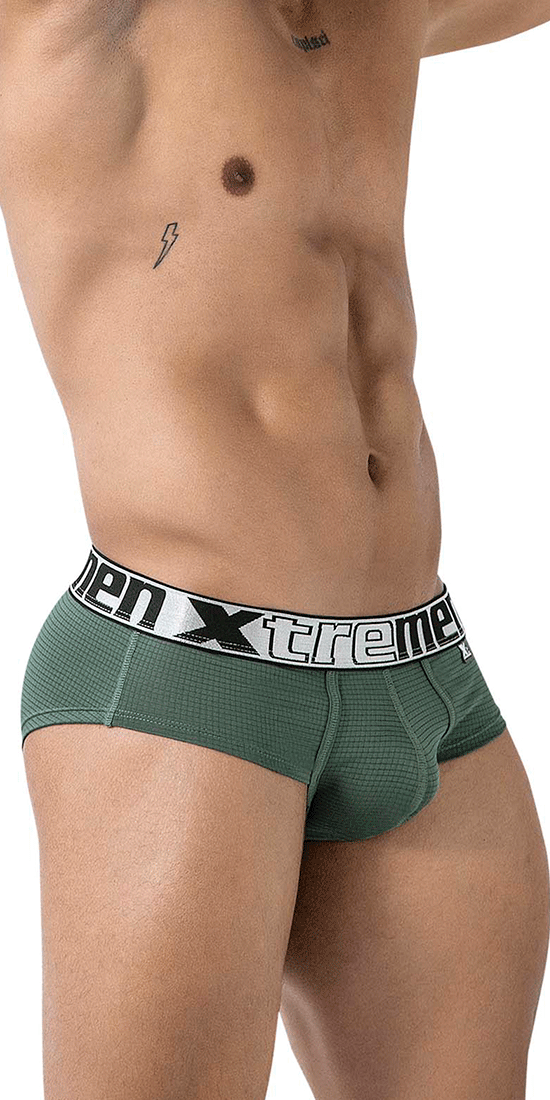 Xtremen 91221 Microfiber Briefs Green