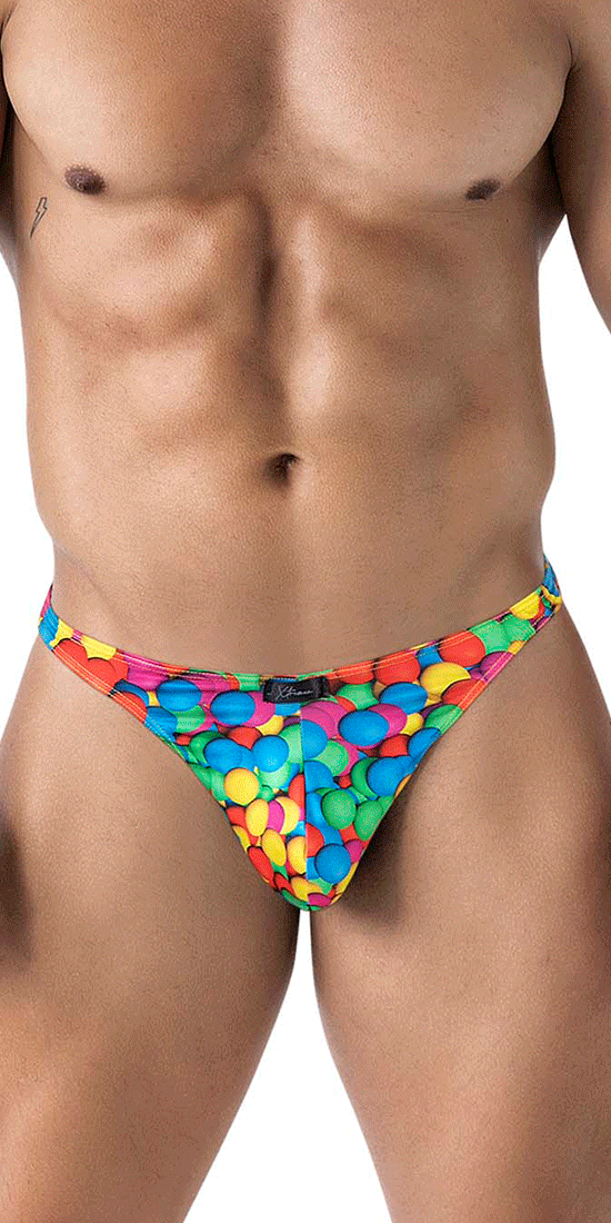 Xtremen 91247 Printed Thongs Bubbles