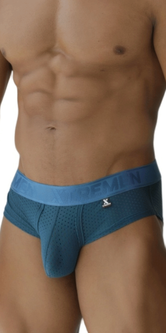 Xtremen 91250 Xtremen Athletic Performance Mesh Briefs Petrol