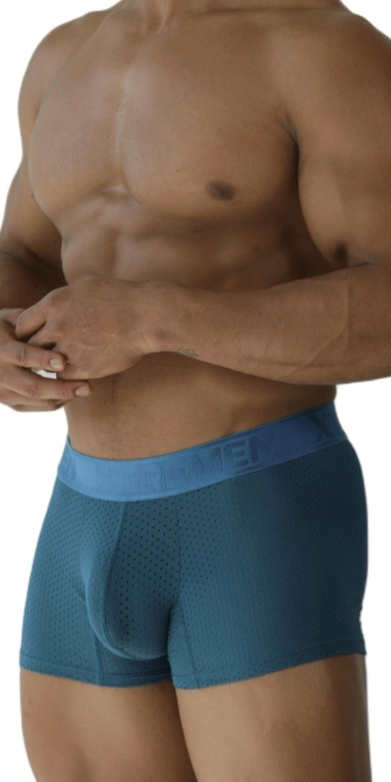 Xtremen 91251 Xtremen Micro-perforated Boxer Briefs Petrol