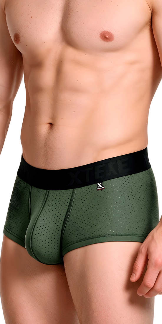 Xtremen 91252 Xtremen Signature Breathable Trunks Military Green