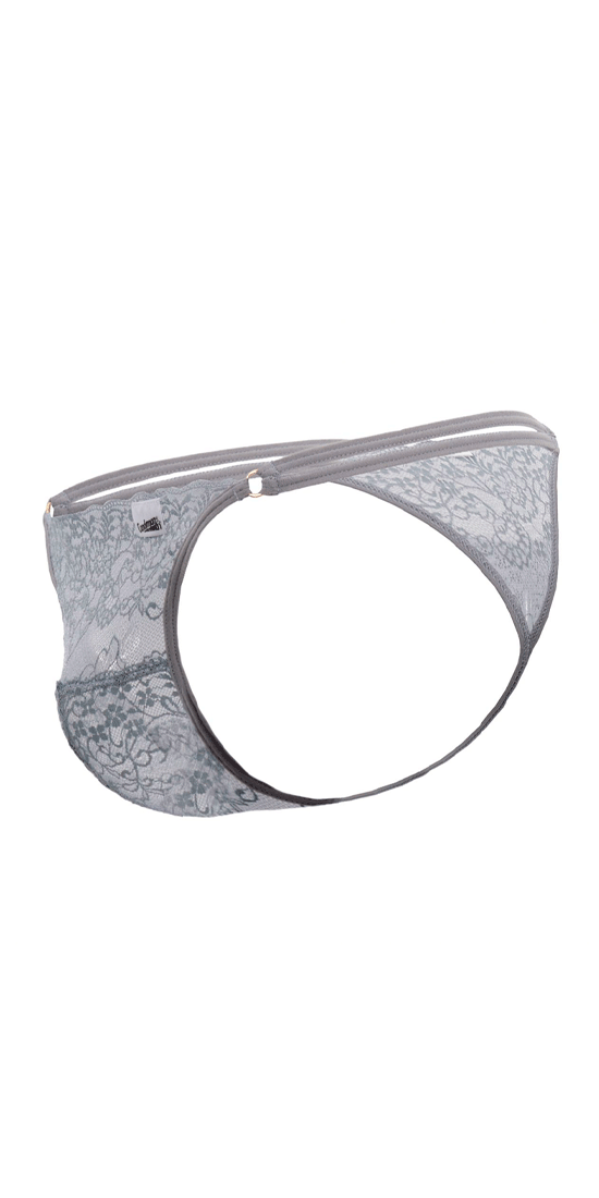 Candyman 99421x String en dentelle Gris