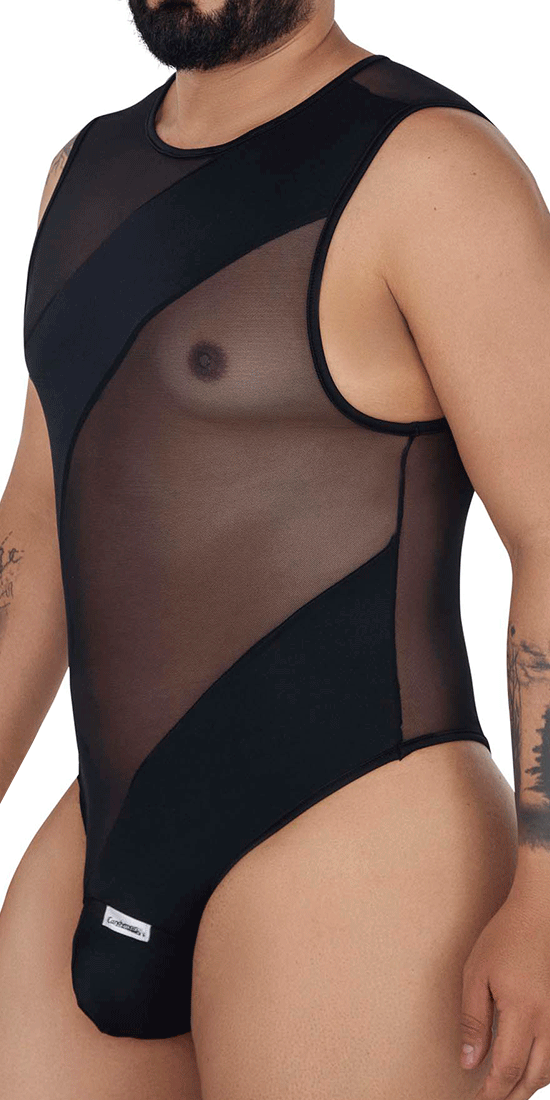 Candyman 99699x Mesh Bodysuit Black