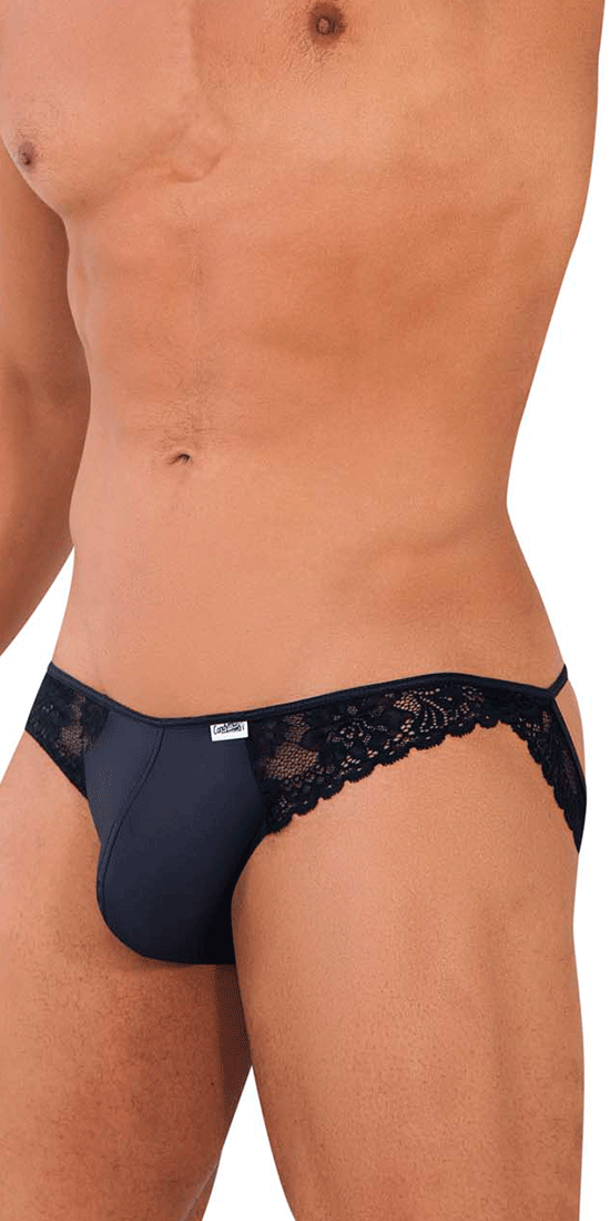 Candyman 99721 Lace Jockstrap Black
