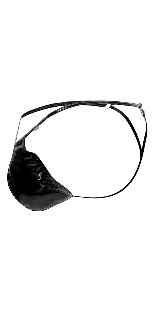 Candyman 99738 Gloss G-string Black