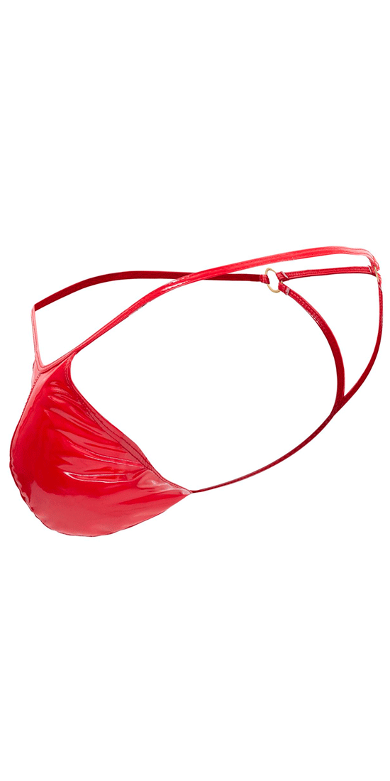 Candyman 99738 Gloss G-string Red