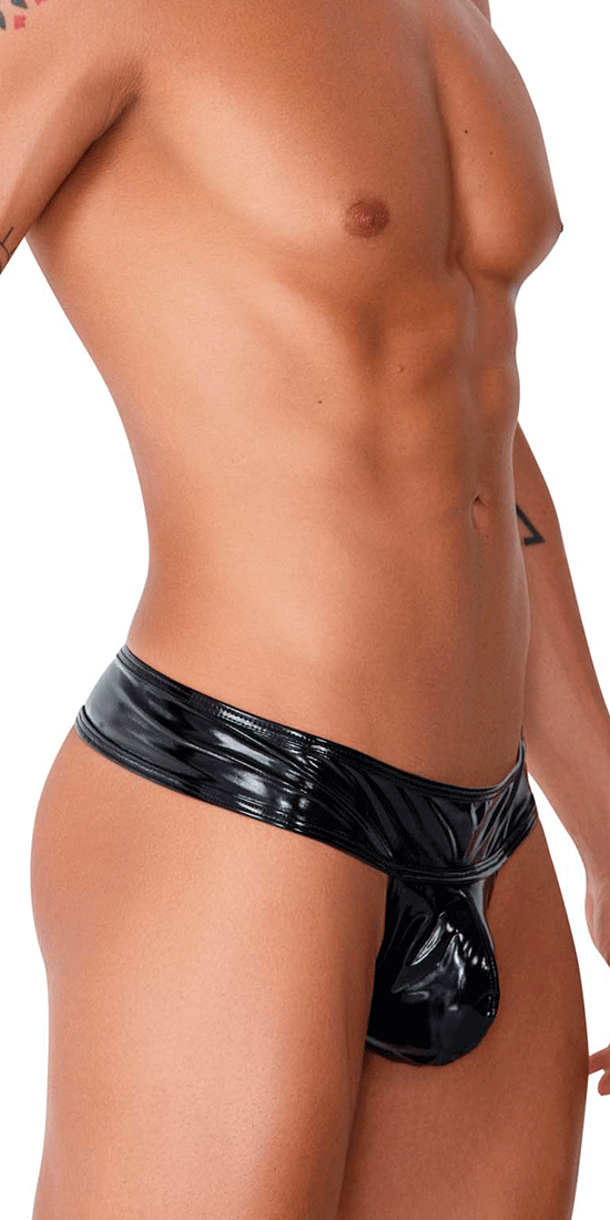 Candyman 99742 Gloss Thongs Black