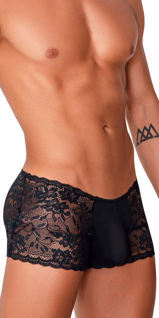 Candyman 99745 Lace Trunks Black