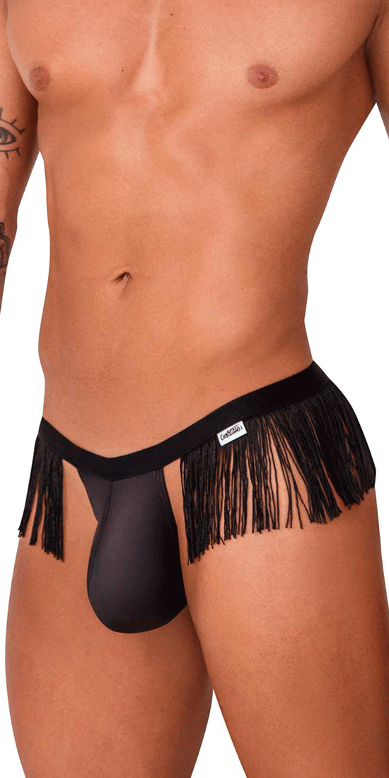 String à franges Candyman 99754 noir