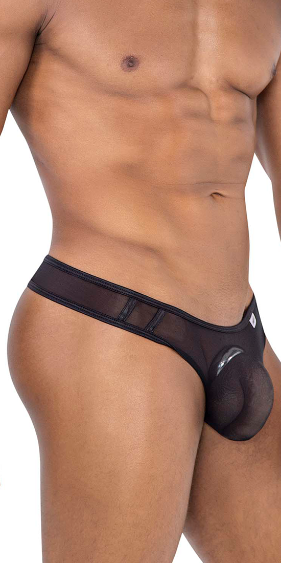 Candyman 99767 Sports Mesh Thongs Black