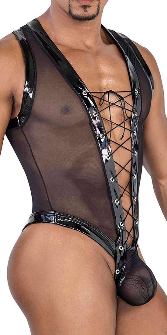 Candyman 99774 Gladiator-Bodysuit, Schwarz