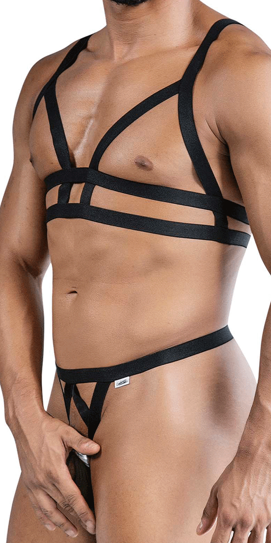 Candyman 99822 Two Piece Outfit Black