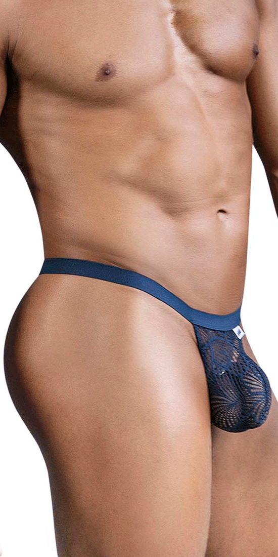 Candyman 99823 Lace Thongs Blue