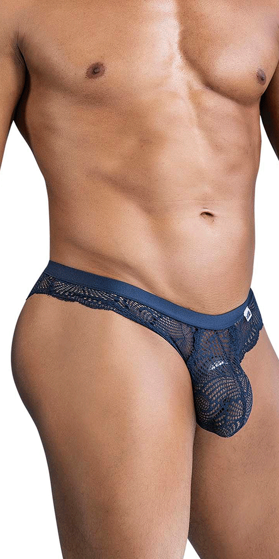 Slip en dentelle Candyman 99868 bleu marine