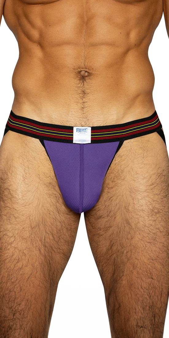 Bike Athletic Bas305 Mesh Jockstrap Purple
