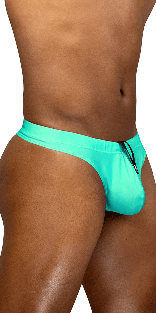 Ergowear Ew1836 Vibrant Mint 4-way Stretch Swim Thong Aqua