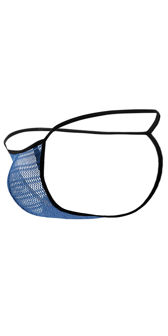 DOREANSE 1306 Mesh G-String Thong In Blue