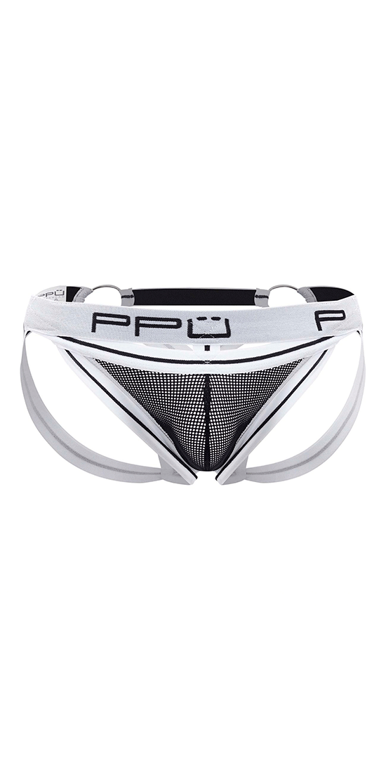 Ppu 2305 Mesh Jockstrap White