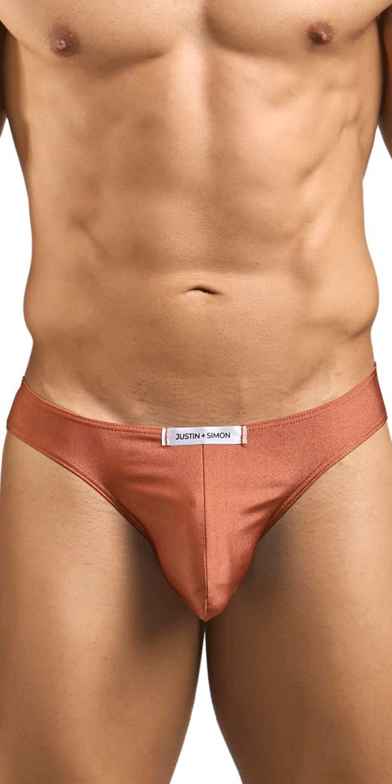 Justin+simon Xsj01 Classic Silky Bikini Ochre