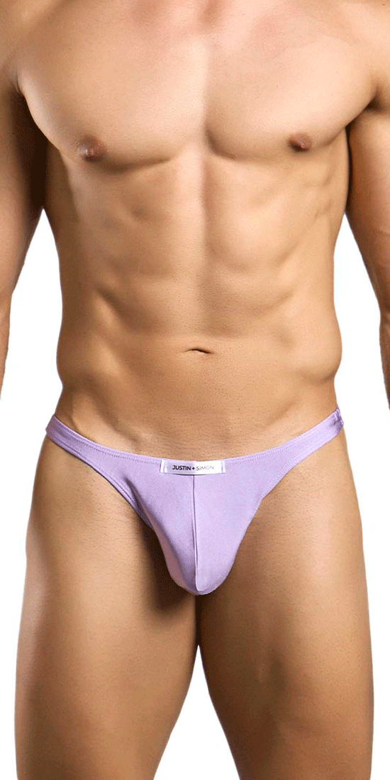 Justin+simon Xsj03 Silky Sexy Thongs Lilac