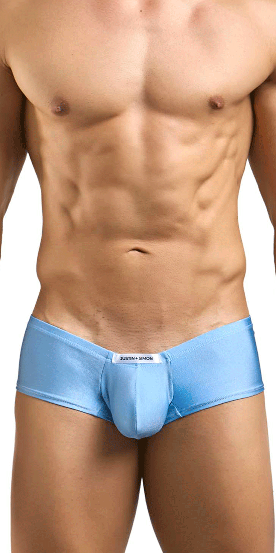 Justin+simon Xsj13 Cheeky Bulge Boxer Baby Blue