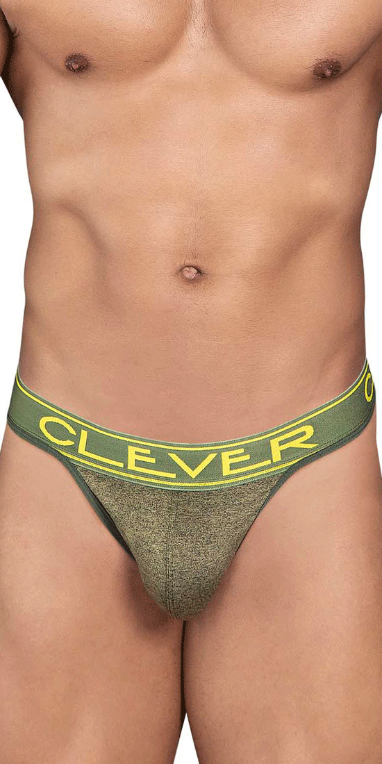 Clever 0923 Fitness Thongs Green MensUnderwearStore Men s