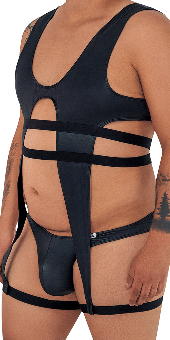 Candyman 99541x Gladiator Bodysuit Black