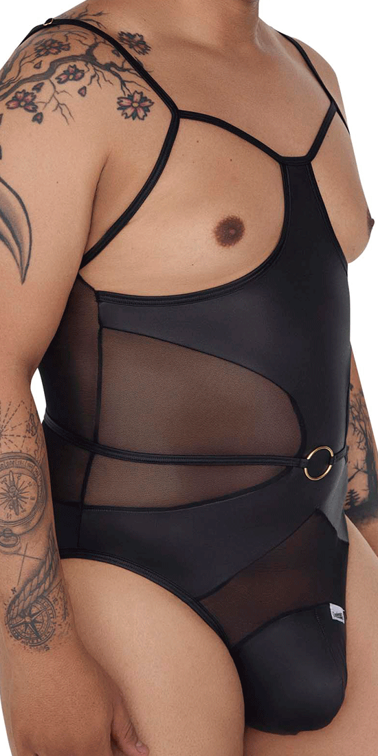 Candyman 99670x Harness Bodysuit Black