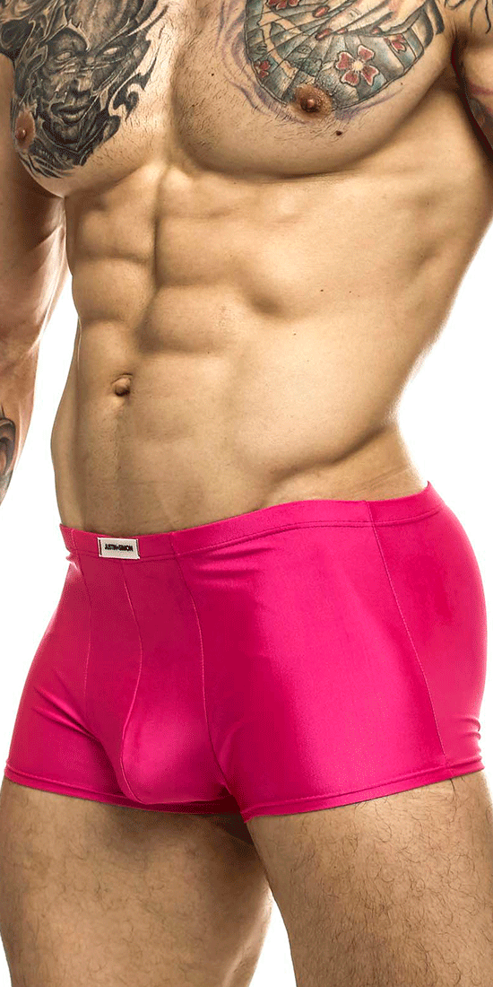 Justin+Simon Xsj08 Classic Trunks Hot Pink
