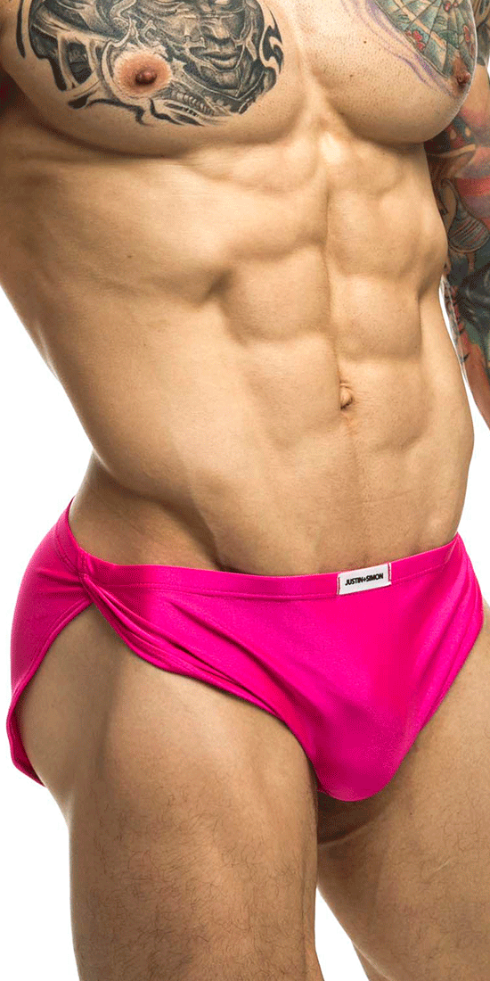 Justin+Simon Xsj09 Running Shorts Hot Pink
