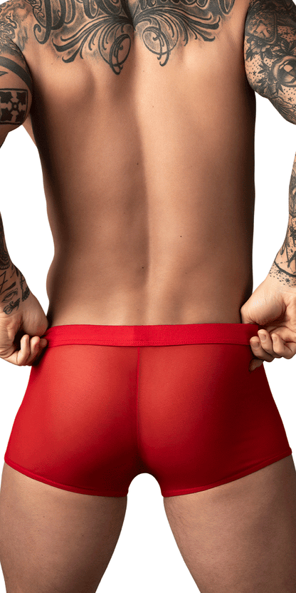Male Power 145-307 Mesh 2 Mini Short Red