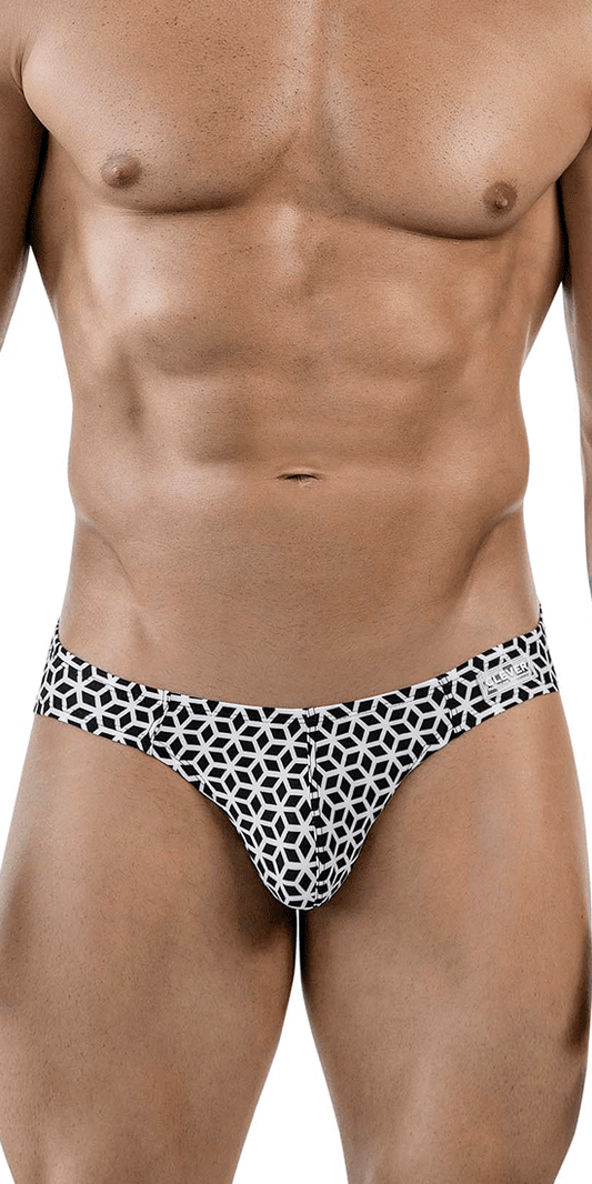 Clever 1857 Cuadricula Bikini White