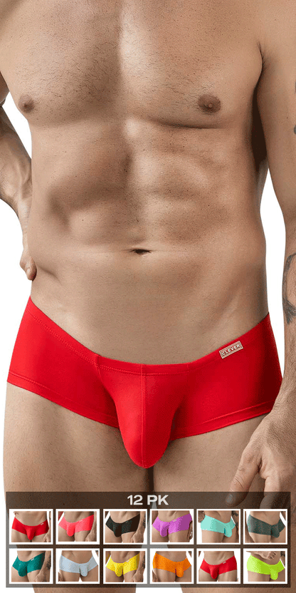 Clever 229956 12pk Australian Latin Trunks Multi-colored