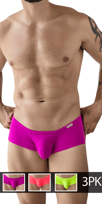 Clever 229958 3pk Australian Latin Trunks Multi-colored