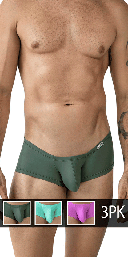 Clever 229961 3pk Australian Latin Trunks Multi-colored