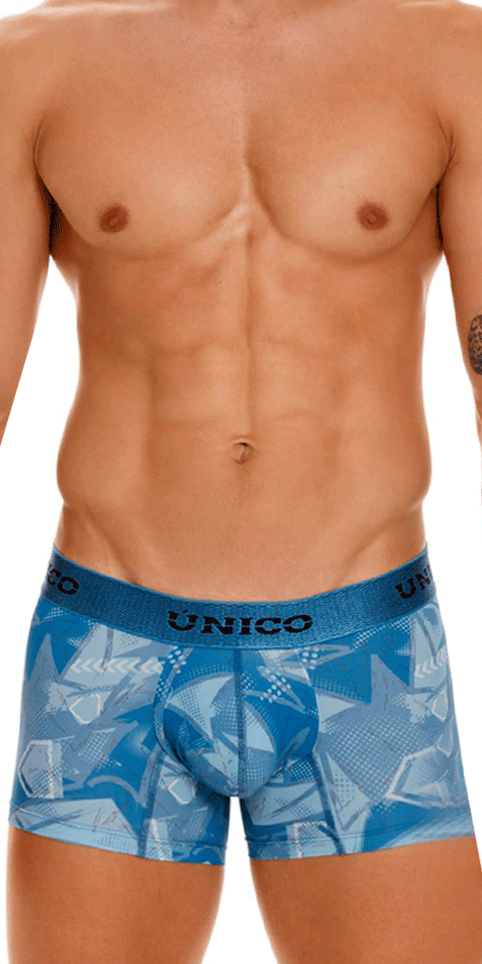 Unico 23080100102 Boxer Escantillon 46-bleu