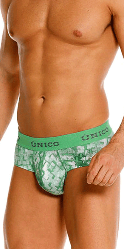 Unico 26020101102 Piramide Briefs 43-green