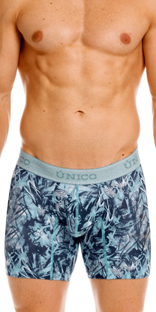 Unico 26040100212 Tags Boxer Briefs In Color 43-blue