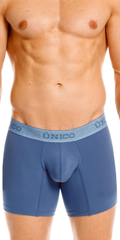 Unico 26040100217 Classic Boxer Briefs In Teal