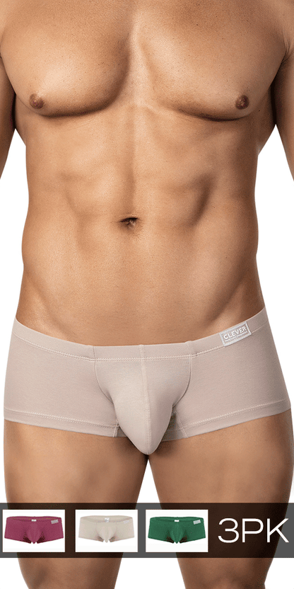 Clever 26066 3pk Australian Latin Trunks Multi-colored